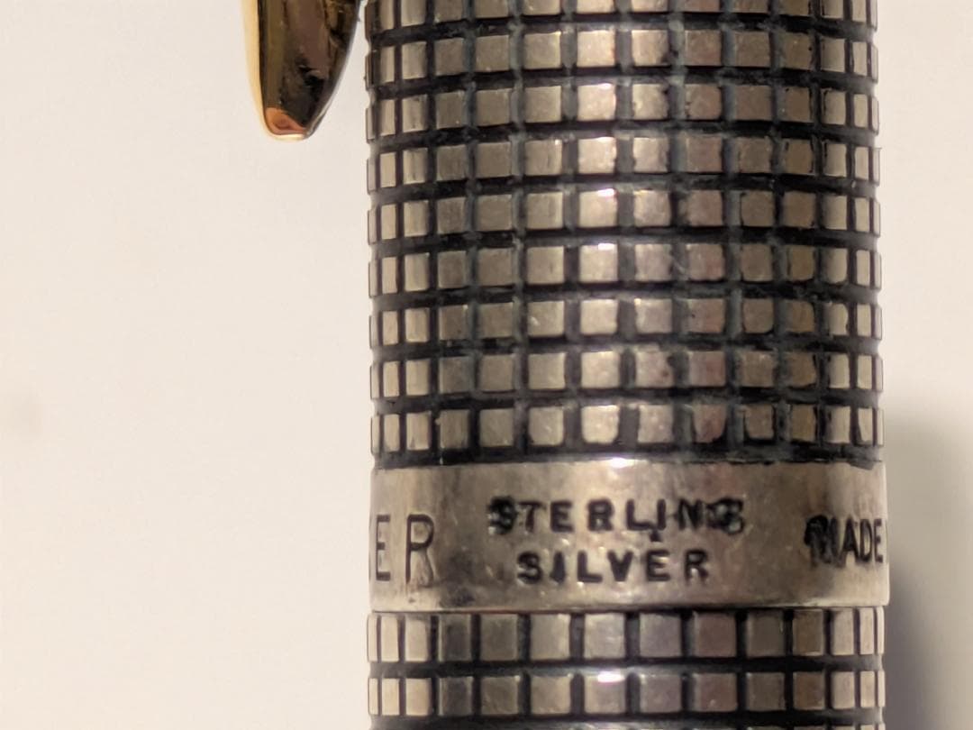 d*9様 PARKER STERLING SILVER 万年筆 ペン先14K 7