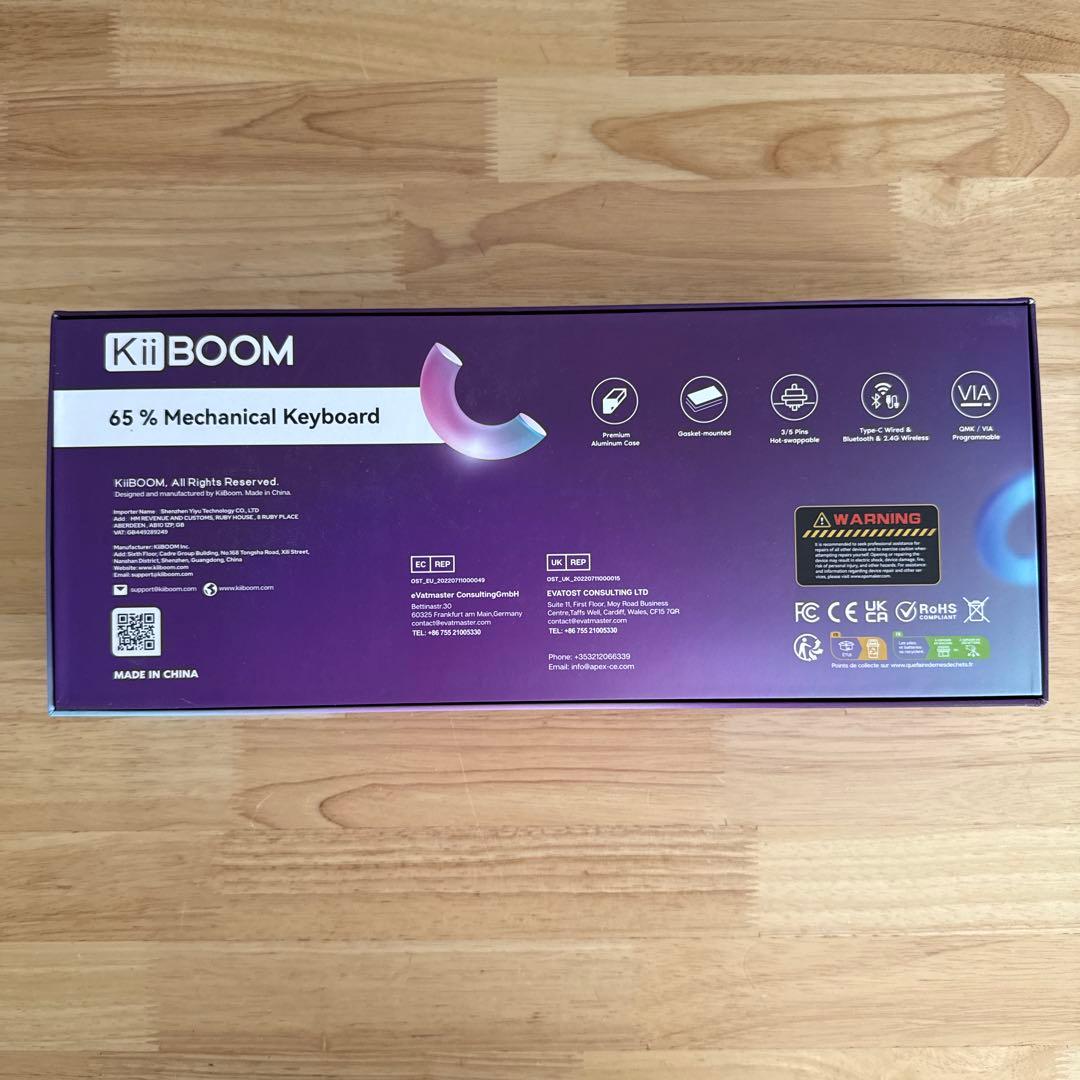 【使用4,5日｜定価$159.99】KiiBOOM LOOP65 キーボード
