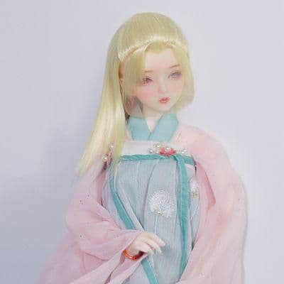 WY81 BJD 1/3 人形 ドール ウィッグ カツラ 耐熱 ハンドメイド