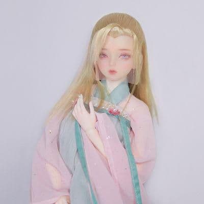 WY81 BJD 1/3 人形 ドール ウィッグ カツラ 耐熱 ハンドメイド