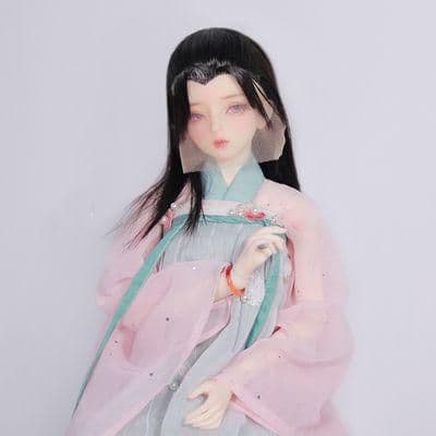 WY81 BJD 1/3 人形 ドール ウィッグ カツラ 耐熱 ハンドメイド