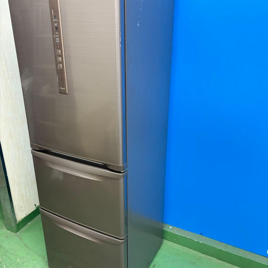 873 Panasonic ブラックカラー　同棲向け　一人暮らし　冷蔵庫　3ドア