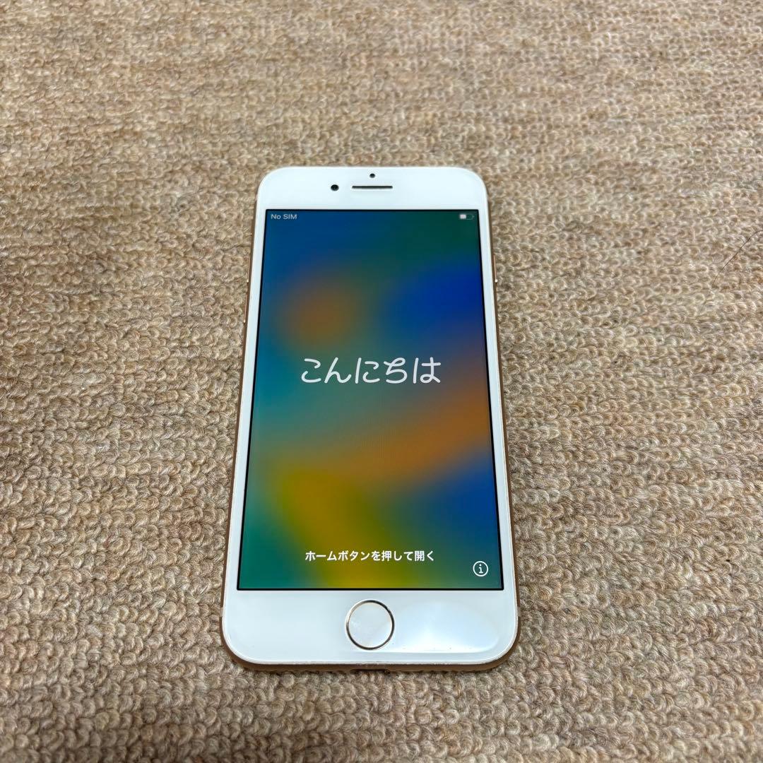 iPhone8 64GB SIMフリー ゴールド 美品 バッテリー74% 本体
