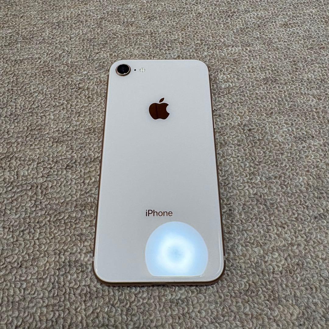 iPhone8 64GB SIMフリー ゴールド 美品 バッテリー74% 本体