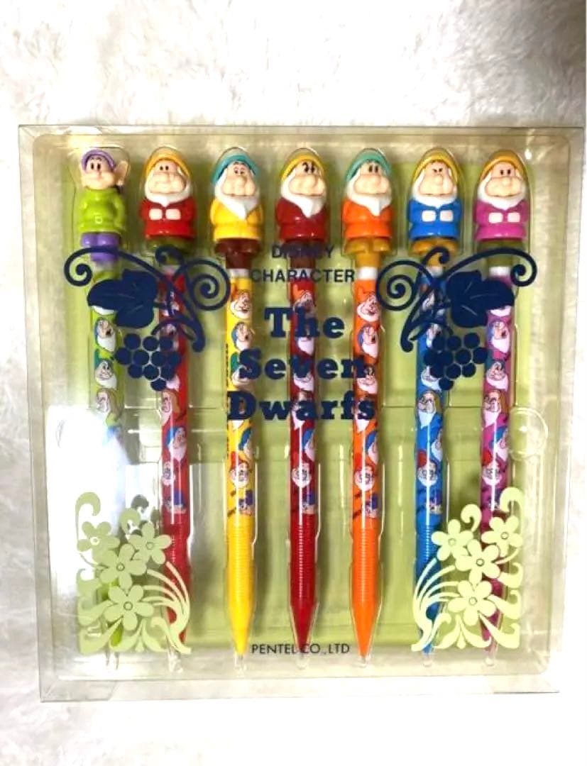 ディズニーキャラクター 七人のこびとシャープペンシル 白雪姫　廃盤