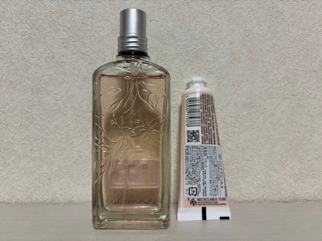 ロクシタン ホワイトネロリオーキデ オードトワレ75ml ハンドクリーム30ml