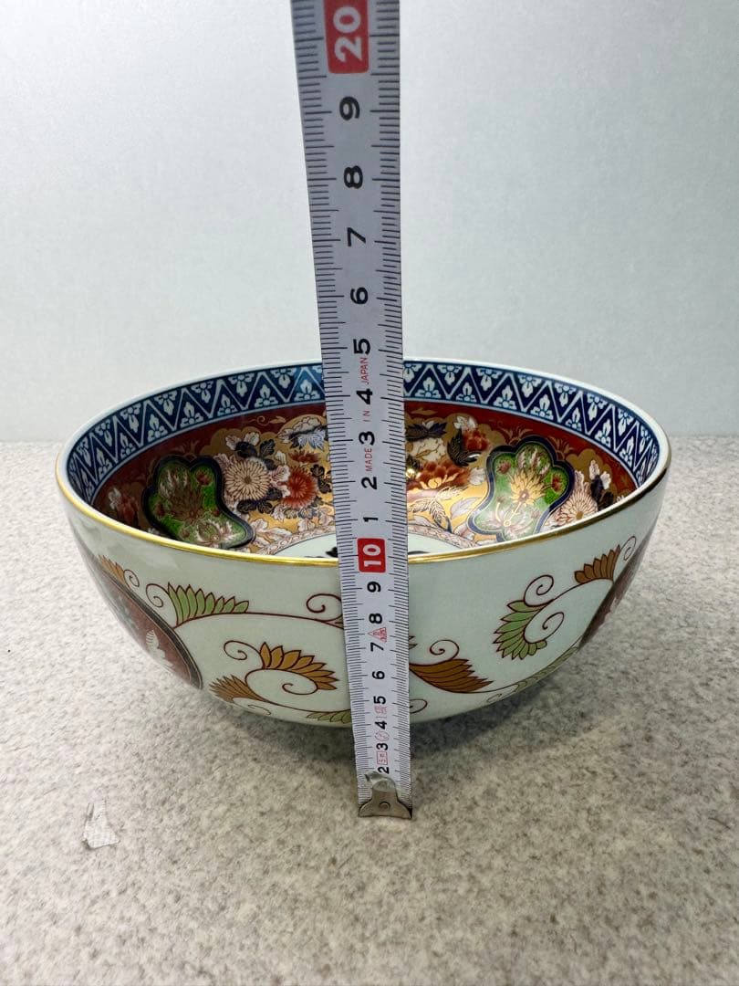 希少【日肥其泉 昭和年製 】極錦金彩古伊万里 飾り皿 大皿 大鉢 有田焼