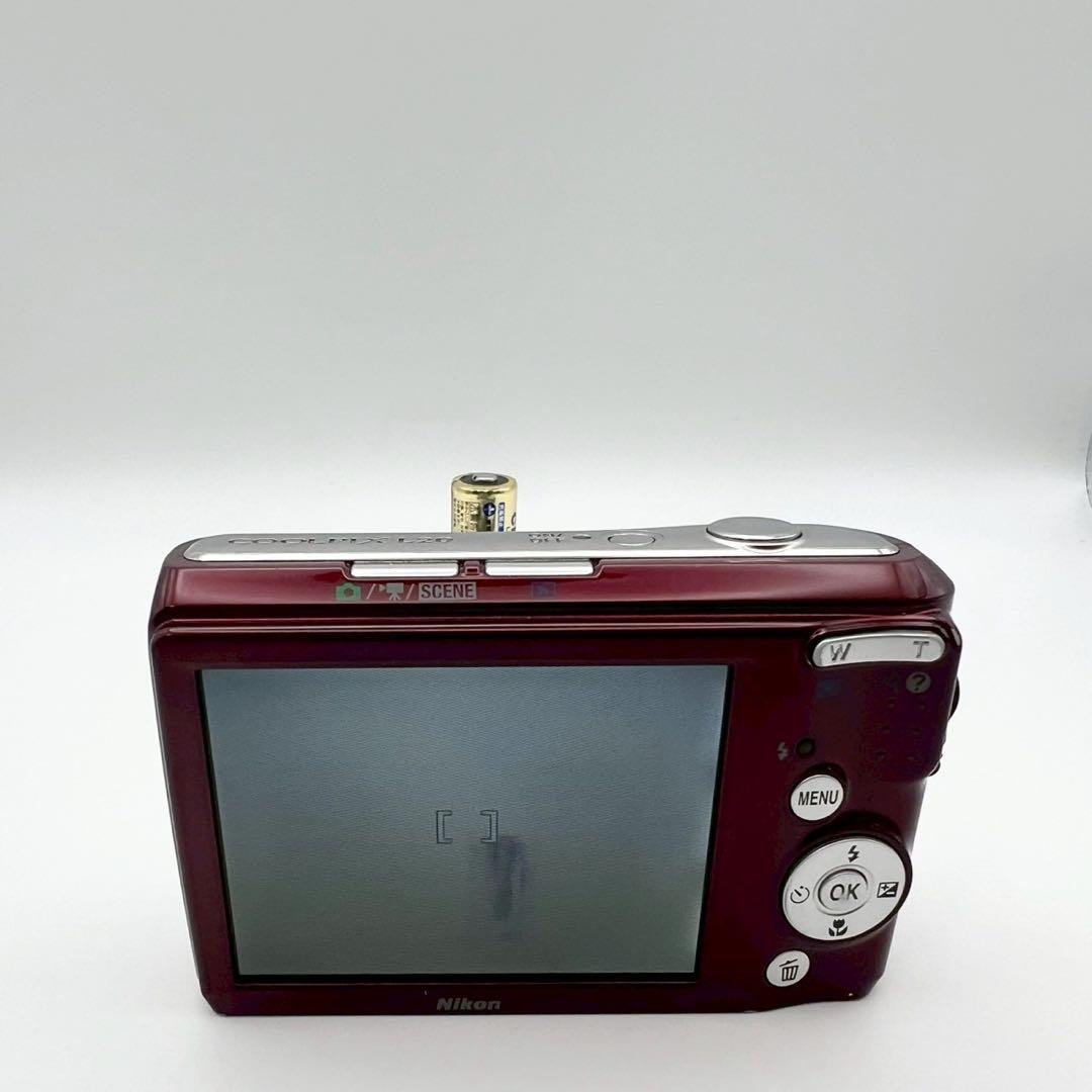 【完動 美品】Nikon COOLPIX L20 コンデジ ブラウン 動作確認済