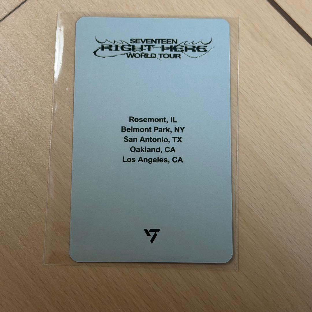 激レアSEVENTEEN ジュン Right Here US限定 トレカ JUN