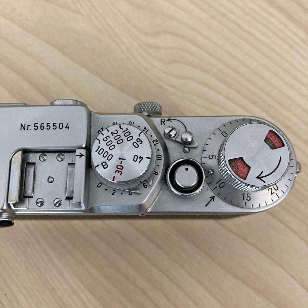 バルナックライカⅢf ブラックダイヤル　Leica Ⅲf