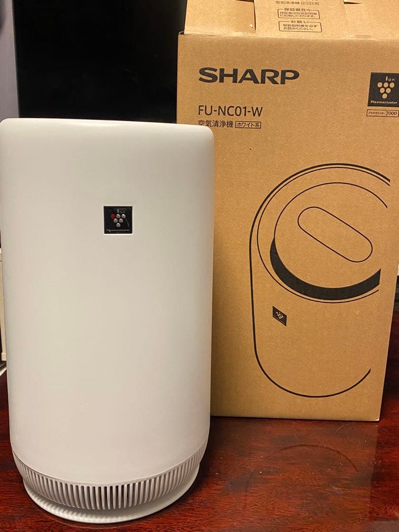SHARP FU-NC01-W 空気清浄機 2021年製 ホワイト