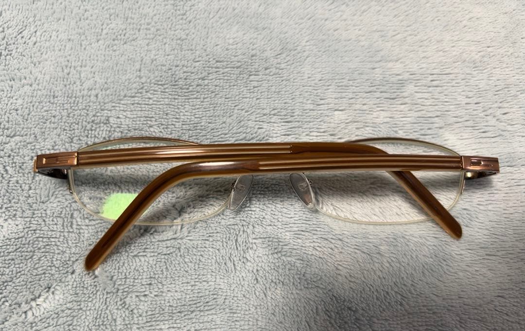 GUCCI GG 9582J メンズ　ブラウンメタルフレーム メガネ　度入り