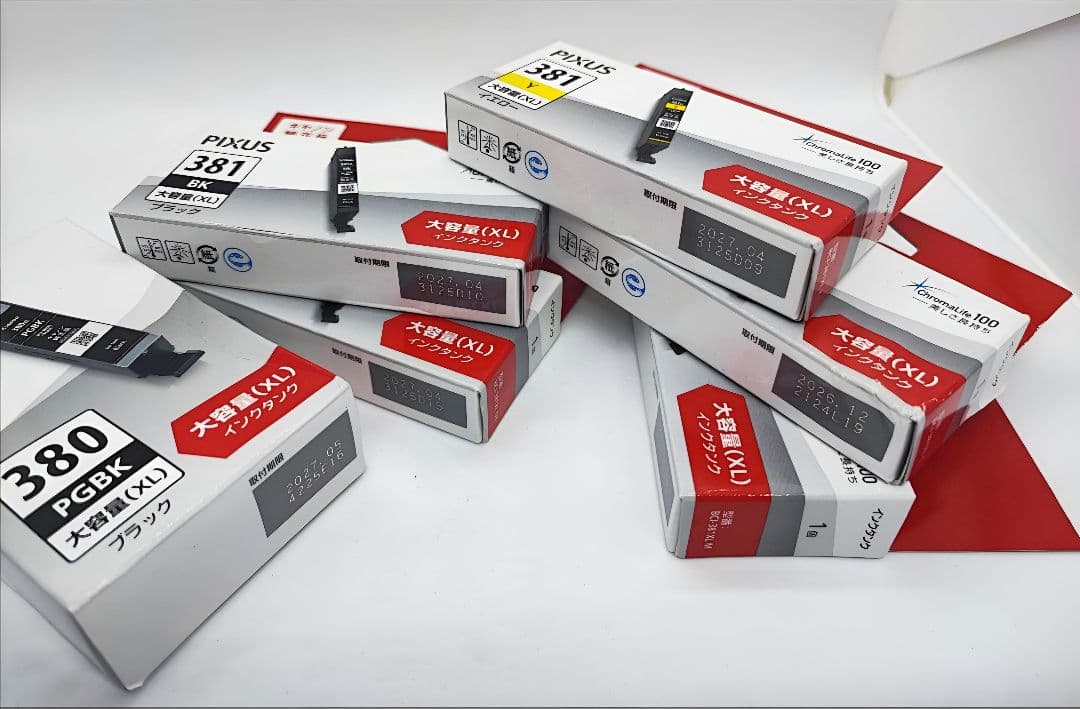 Canon《純正インク》大容量！BCL381XL➕️380XL◆未使用新品6本