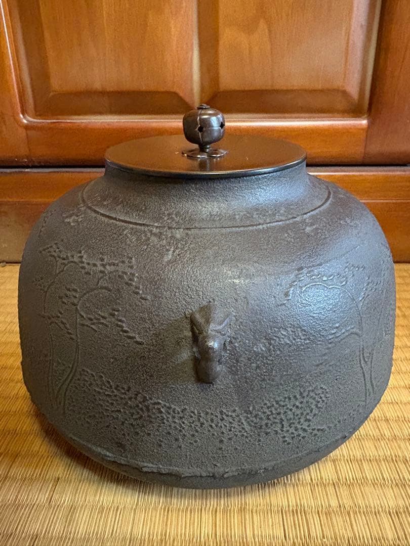 茶道具 風炉釜 焼抜釜