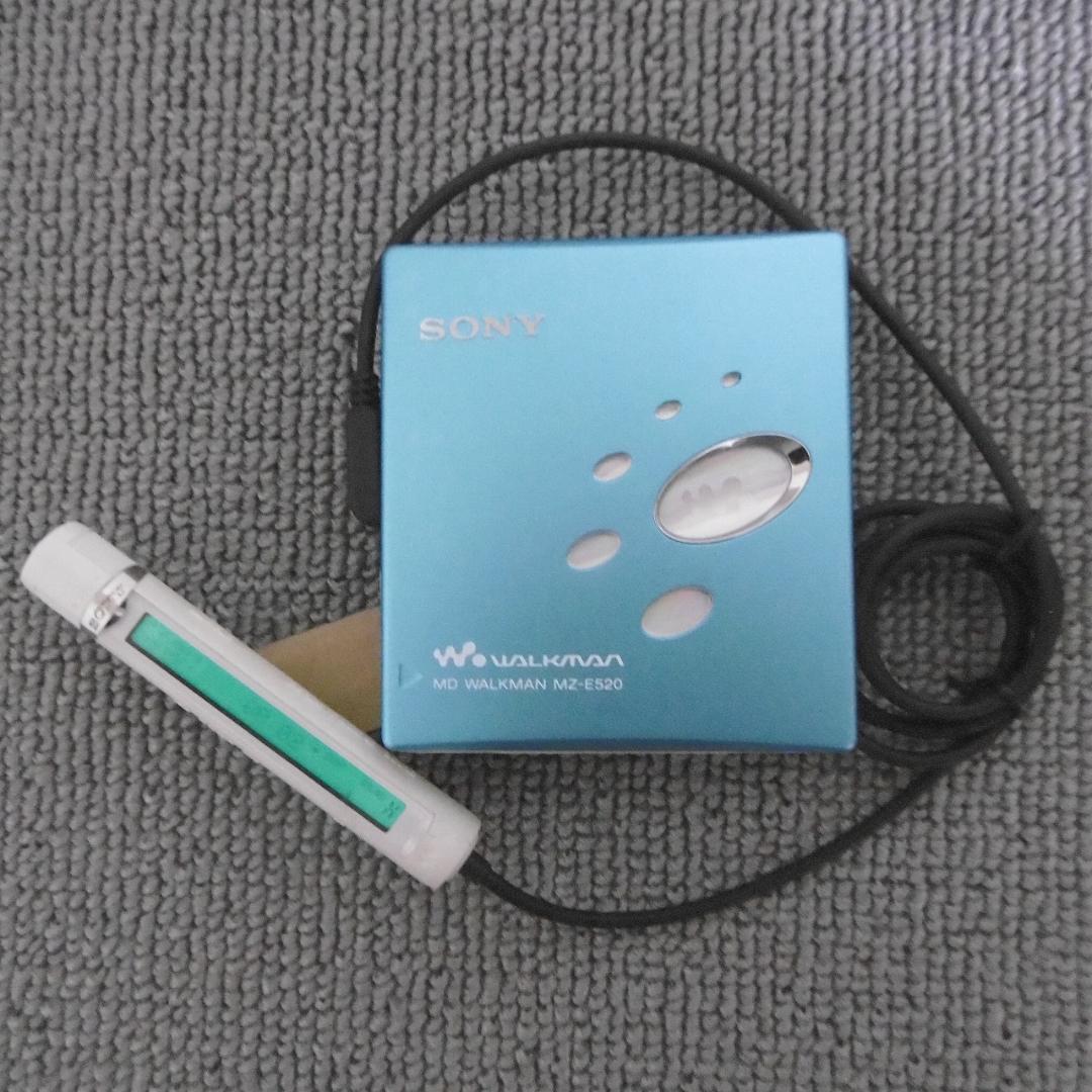 【美品】SONY MDウォークマン MZ-E520_BL
