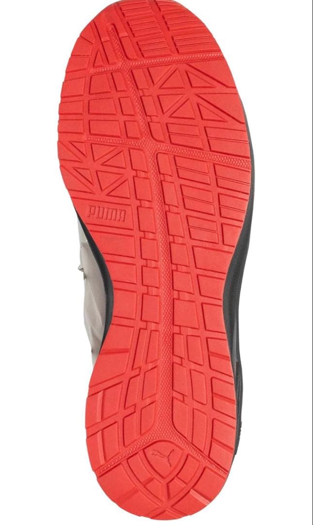 値下げ　未使用品　Puma 安全靴 ブラック/レッド 27cm