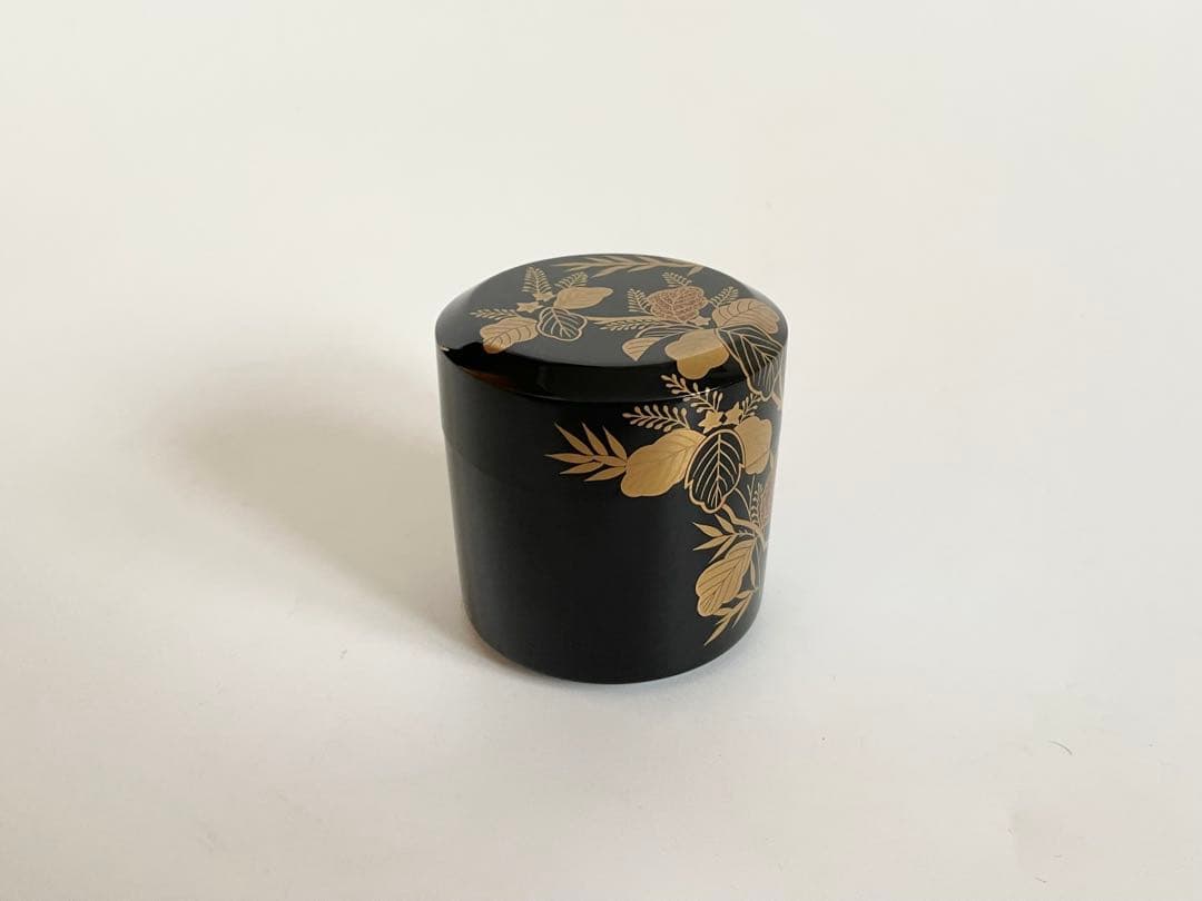 茶道具　中村宗悦　惺齋好　桐笹蒔絵　吹雪　棗　共箱