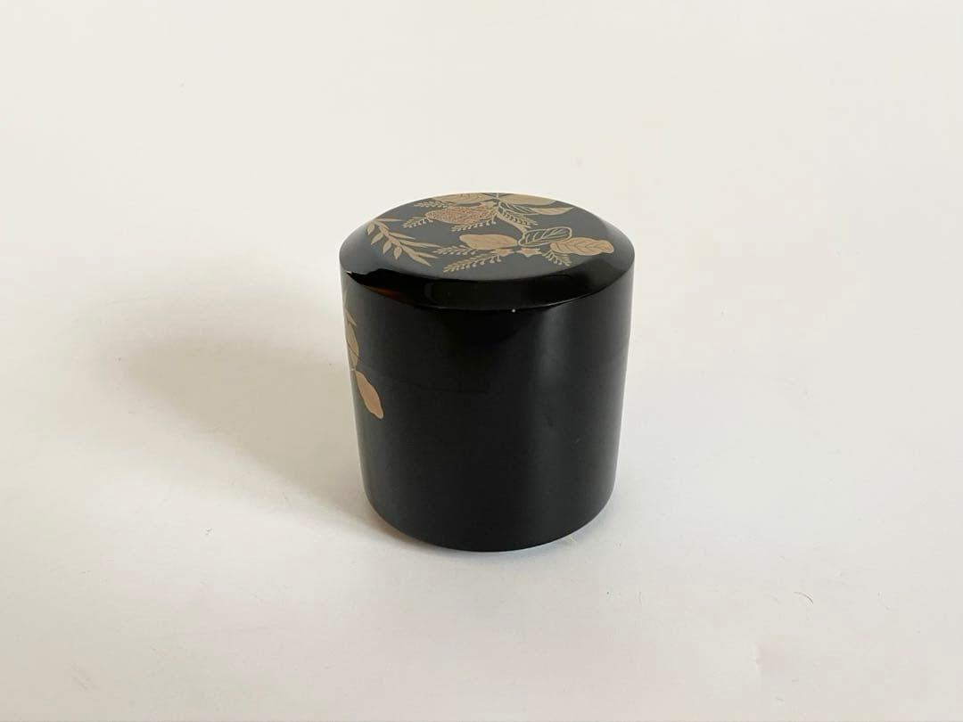 茶道具　中村宗悦　惺齋好　桐笹蒔絵　吹雪　棗　共箱