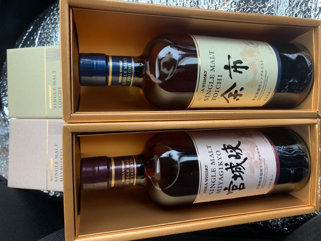 ニッカウヰスキー 余市・宮城峡 各２本ずつセット 700ml