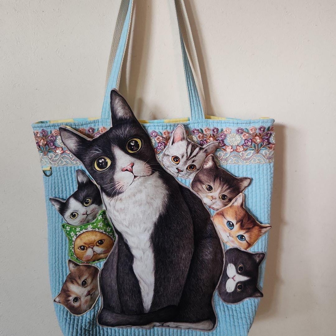 コヤンイサムチョン　ねこちゃんいっぱいヌビトート　ハンドメイド