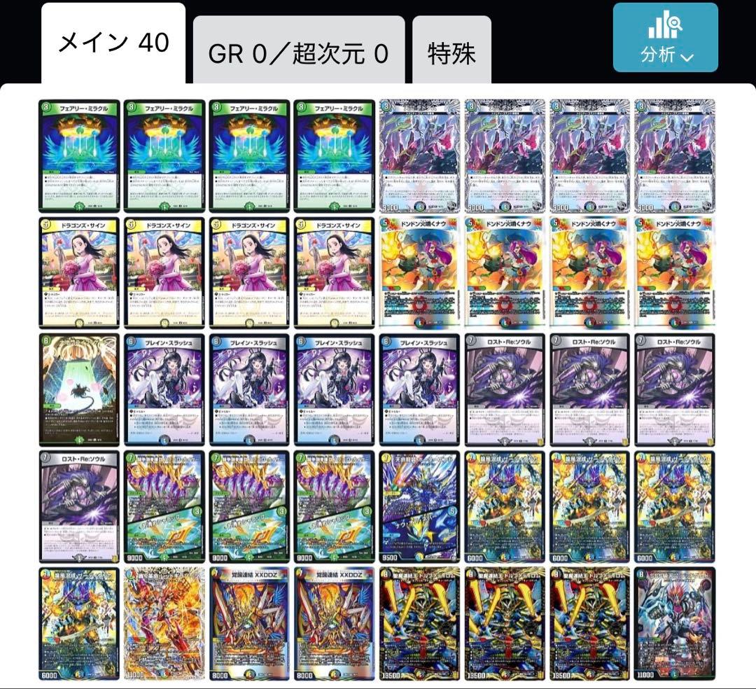 5Cザーディクリカ　デッキ　デュエマ　本格構築