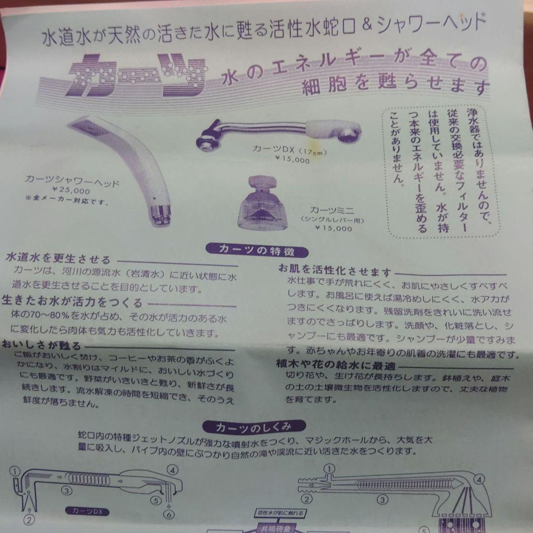 E'QURTS 活性水シャワー