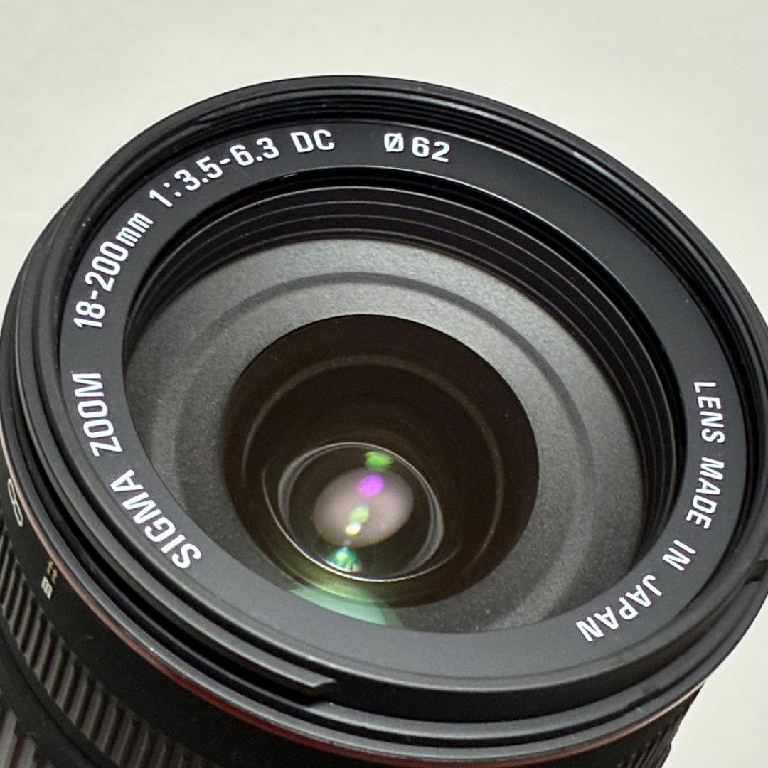 ⭐️完動品⭐️シグマ SIGMA 18-200mm 3.5-6.3 DC キャノン用