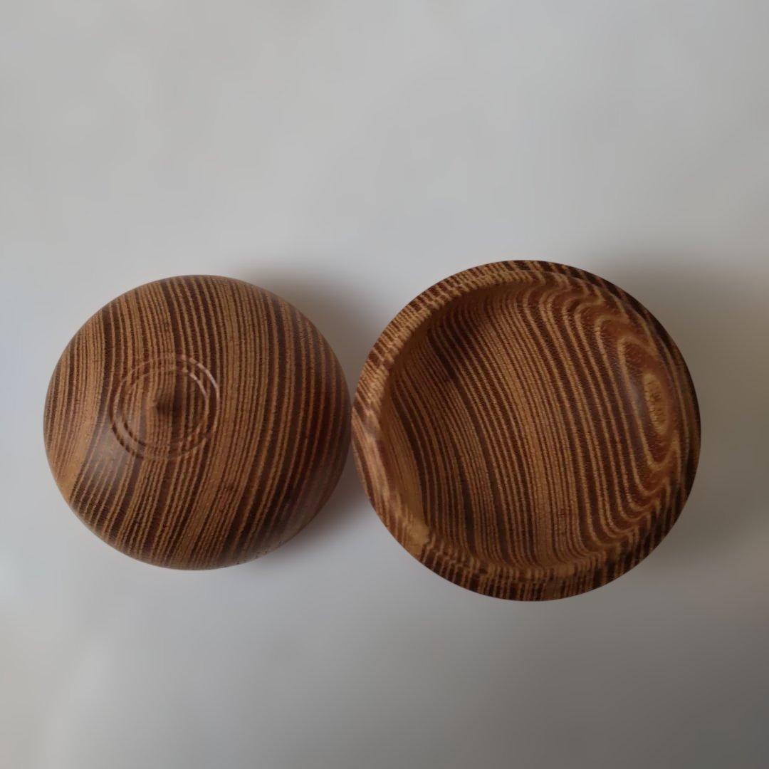 宝珠香合 木製 欅 宝珠 香合 茶道具 茶器 新品 未使用 保管品 です。