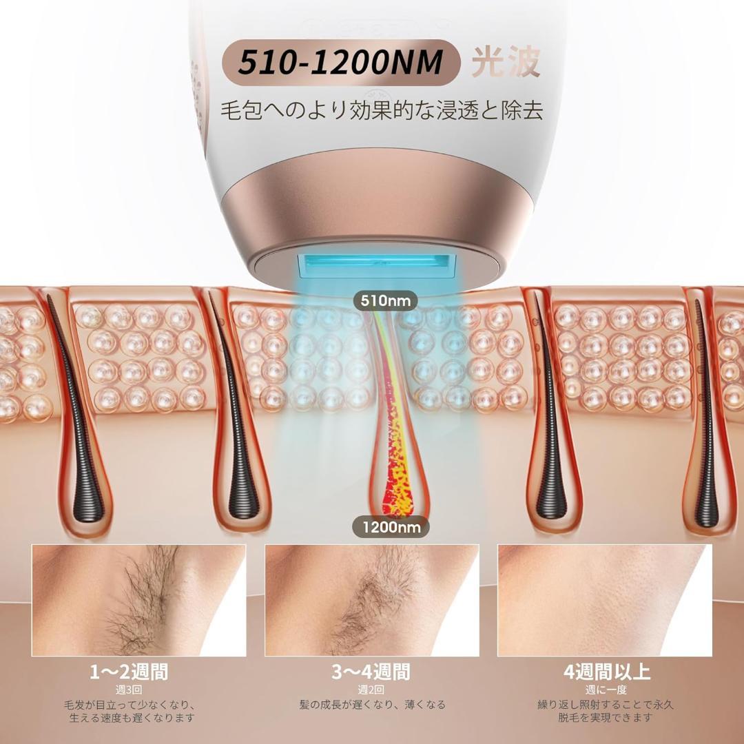【新品】天の唯美 K-803 IPL光脱毛器 VIO対応 髭 男女兼用