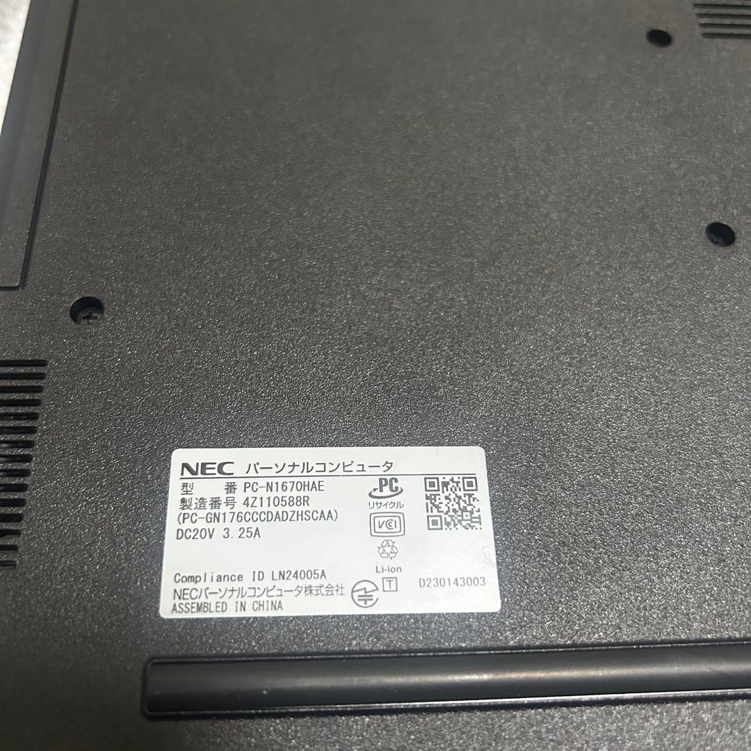 【美品】NEC LAVIE N16 / Core i7 / 16GB