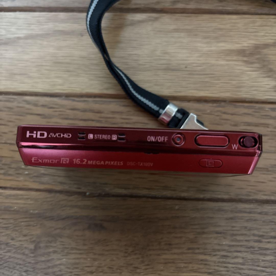 SONY Cyber-shot DSC-TX100V レッド