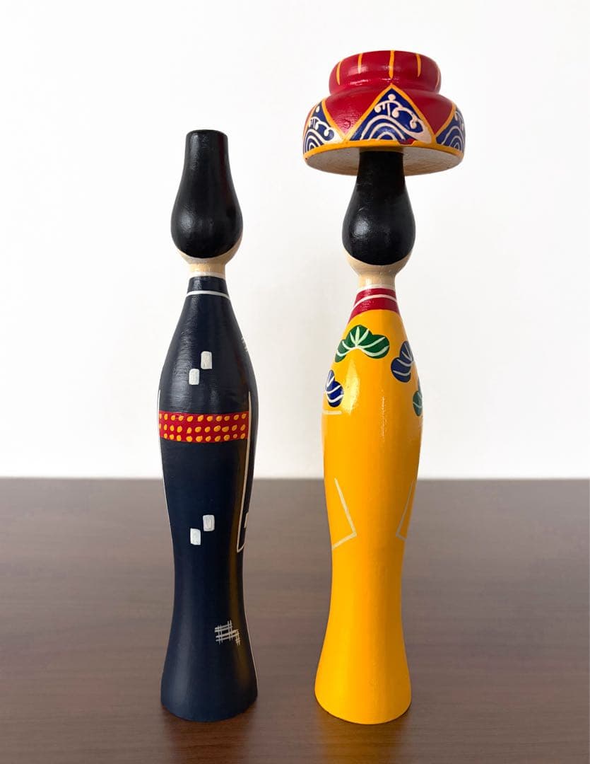 琉球 みやらび こけし 沖縄 郷土玩具 kokeshi 人形 観光 民藝 民芸
