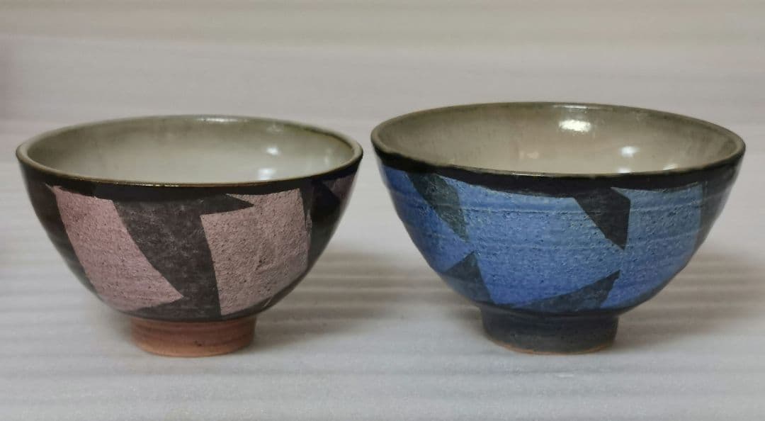 九谷焼 飯碗 ご飯茶碗 ペア 夫婦茶碗 組飯碗 銀彩 日本製 和風 伝統工芸