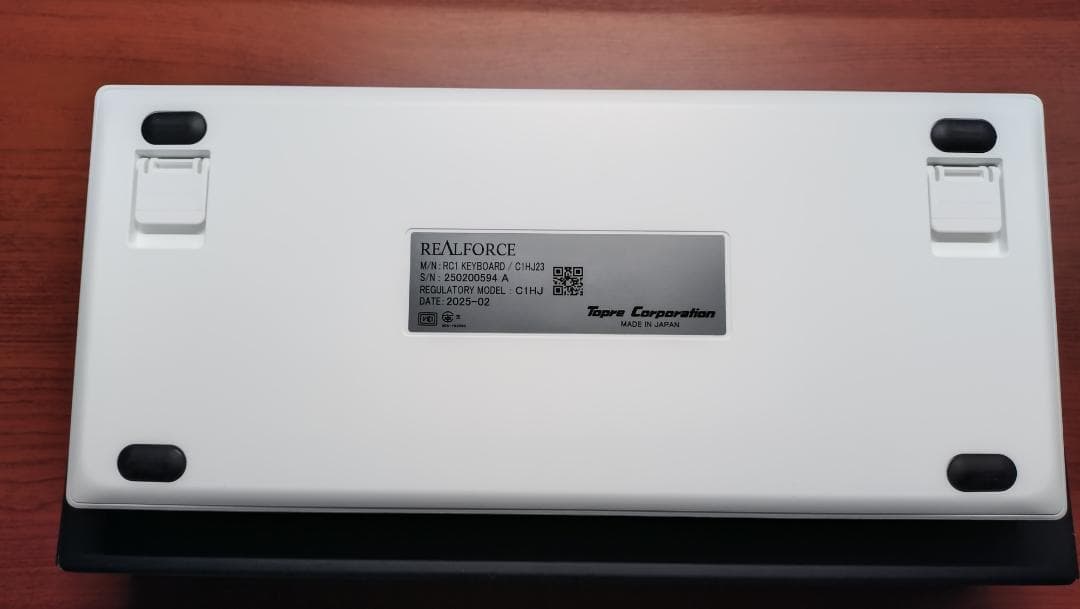 REALFORCE RC1 C1HJ23 かな無しキーキャップ+リストレスト付