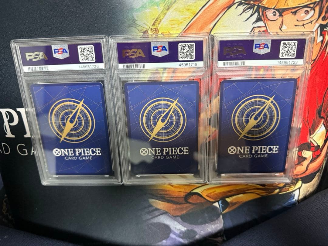 ルフィ太郎 ゾロ十郎 ナミ SP 和柄 3枚セットまとめ売り ワンピース　psa
