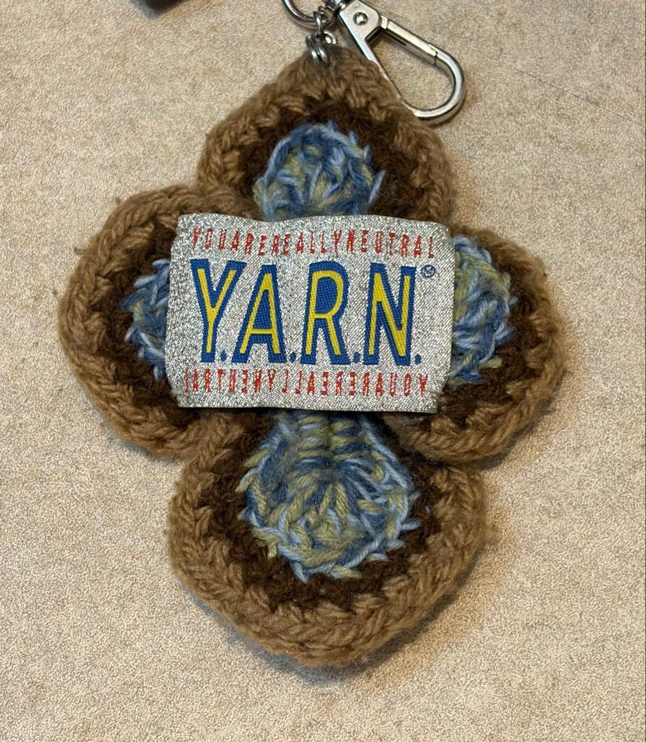 Y.A.R.N. 3D CROSS KEYCHAIN ヤーン チャーム