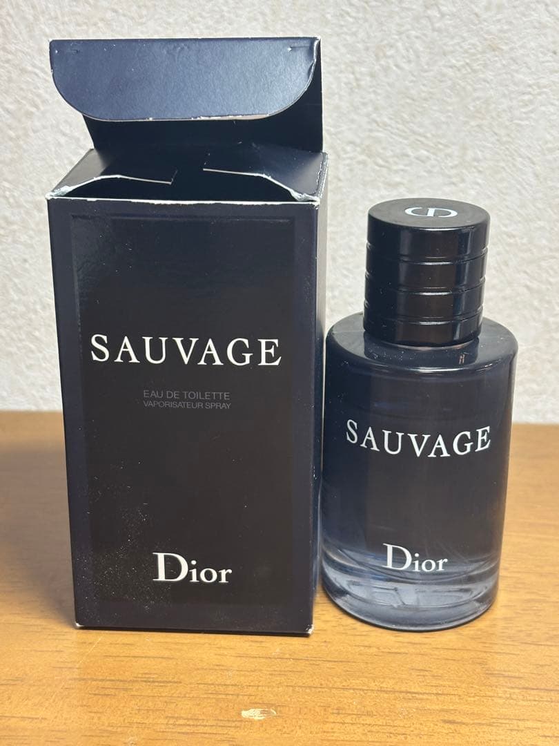 箱あり　クリスチャンディオール　ソヴァージュ　オードトワレ60ml(残量約8割)