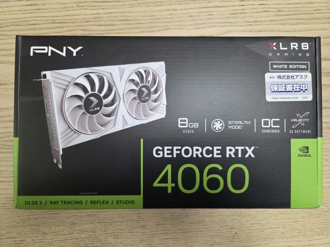 PNY グラフィックボード GeForce RTX 4060 8GB XLR8