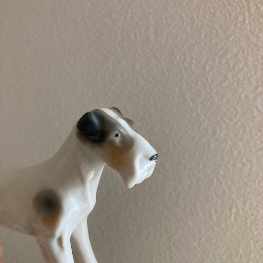FG2 北欧ヴィンテージ 陶製フィギュリン 犬(陶製オブジェ♡)