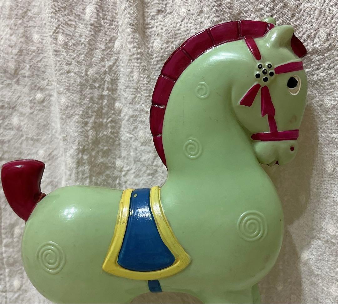 当時物　昭和レトロ　レトロ　セルロイド　人形　うま　馬　おもちゃ　玩具　当時物