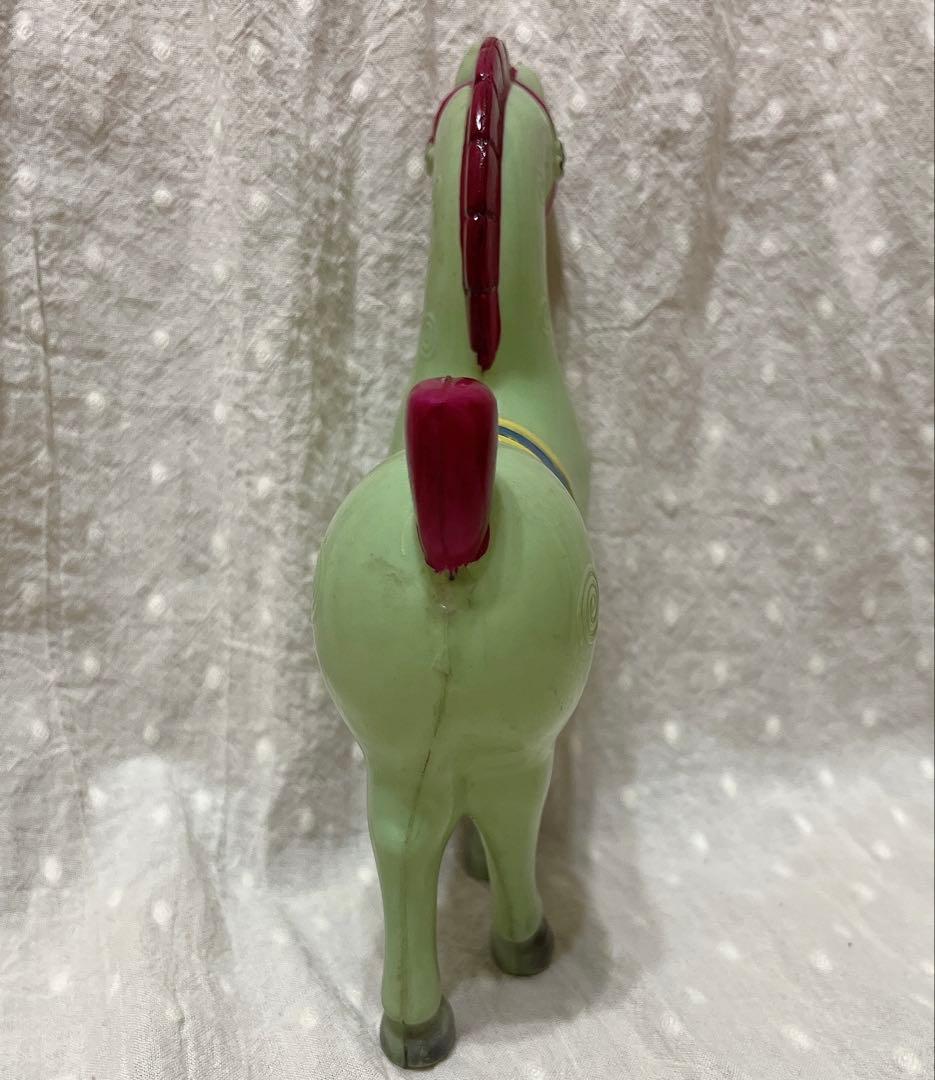 当時物　昭和レトロ　レトロ　セルロイド　人形　うま　馬　おもちゃ　玩具　当時物