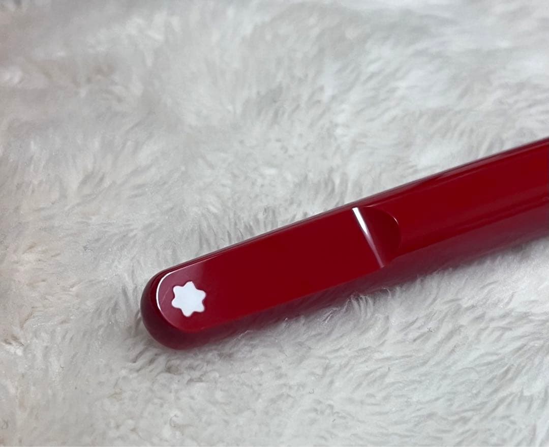 ☆限定 新品未使用 モンブラン 万年筆 モンブラン エム レッド ニブF☆