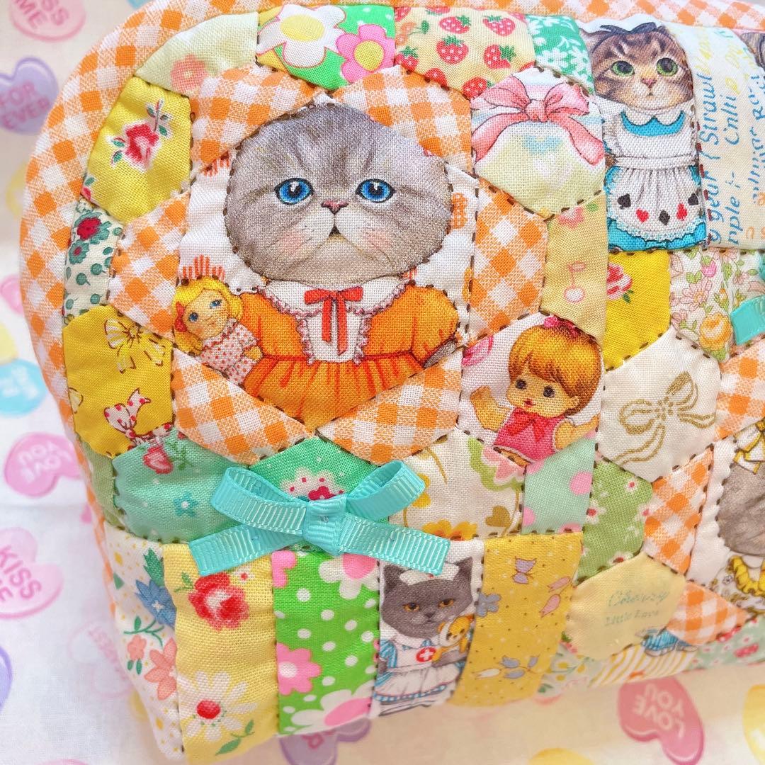 コヤンイサムチョン☆大容量☆パッチワークポーチ ハンドメイド