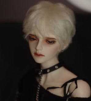 E23 BJD 1/3 人形 ドール ウィッグ カツラ 耐熱 ハンドメイド