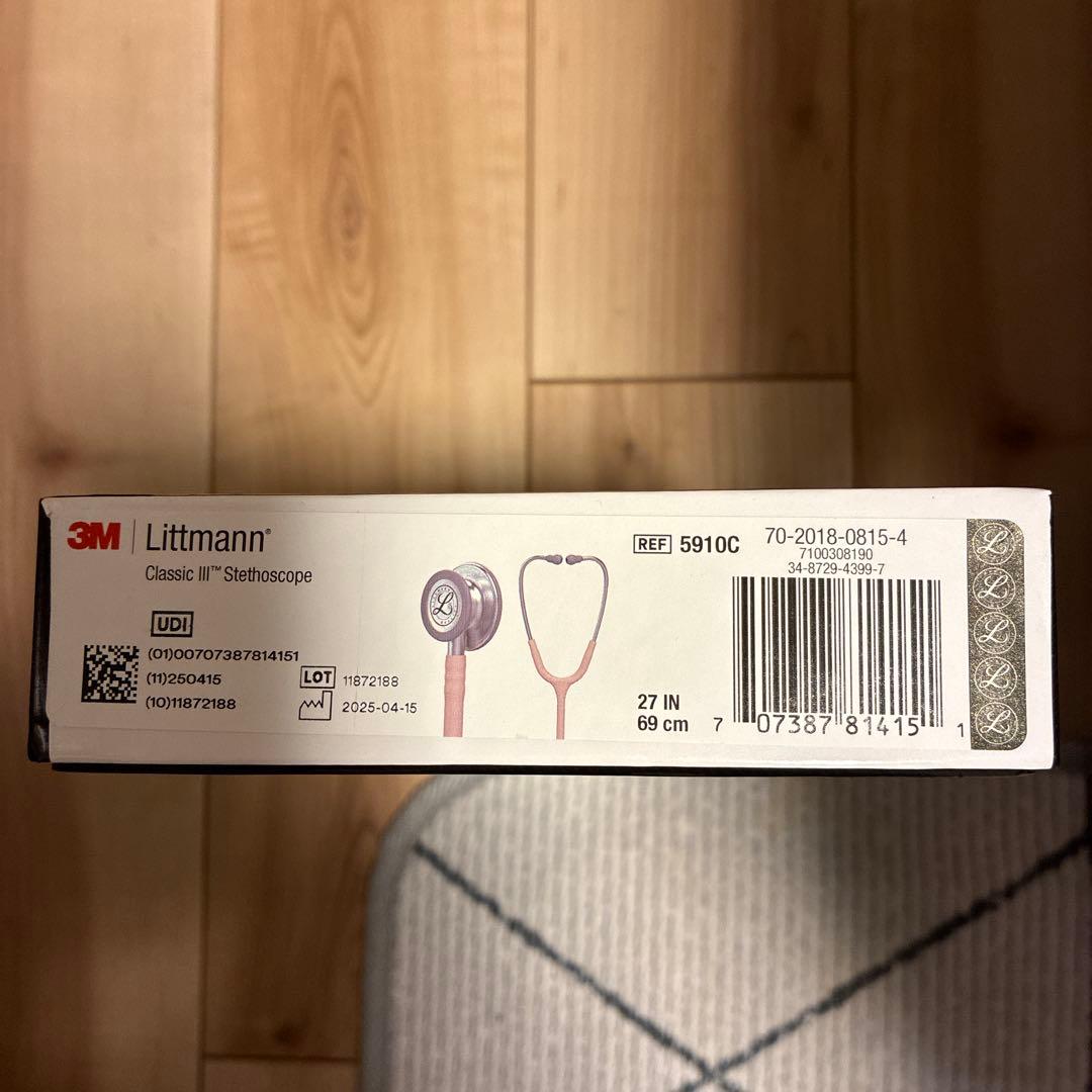 美品　Littmann Classic III 聴診器 シャンパンローズ