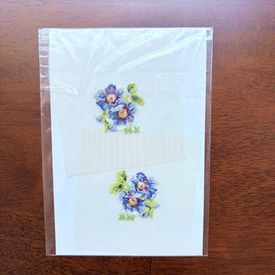 【新品未開封】 久家道子 6セット お花のプチポアン刺繍7個の花 ハンドメイド