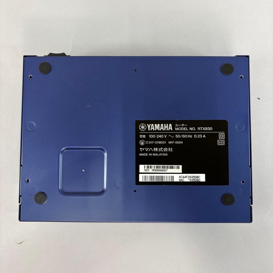 F523 YAMAHA RTX830 VPNルーター 業務用 電源ケーブル付