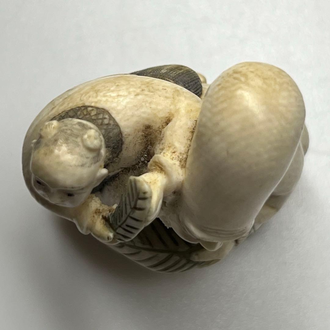 極上 人物 根付 37g 東キ8-0316☆2F タニトサ