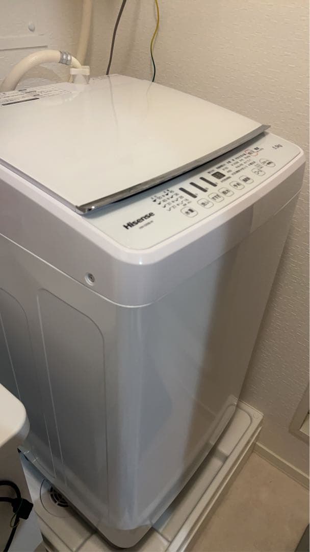 【値下げ可】2021年式Hisense 縦型洗濯機 5.5kg