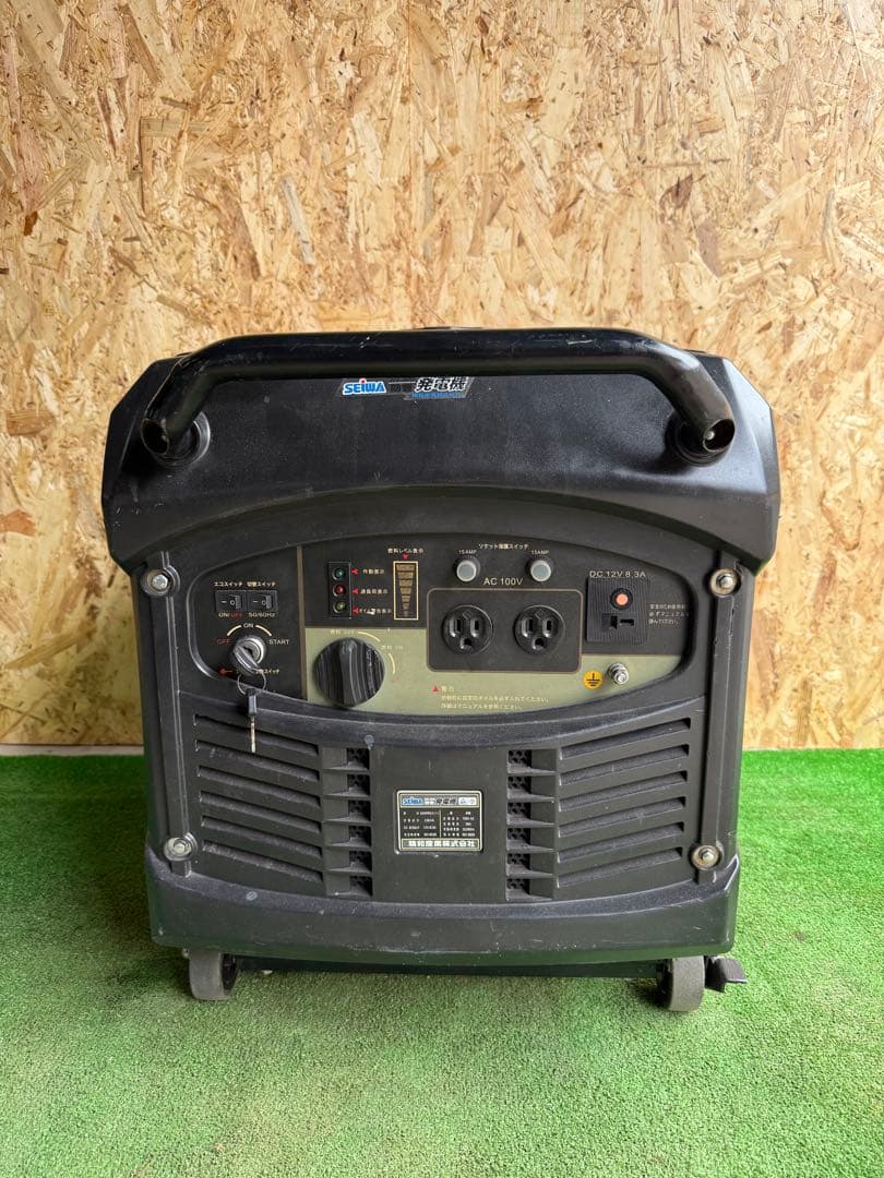 SEIWA 発電機 赤 キャスター付き 美品 ジャンク